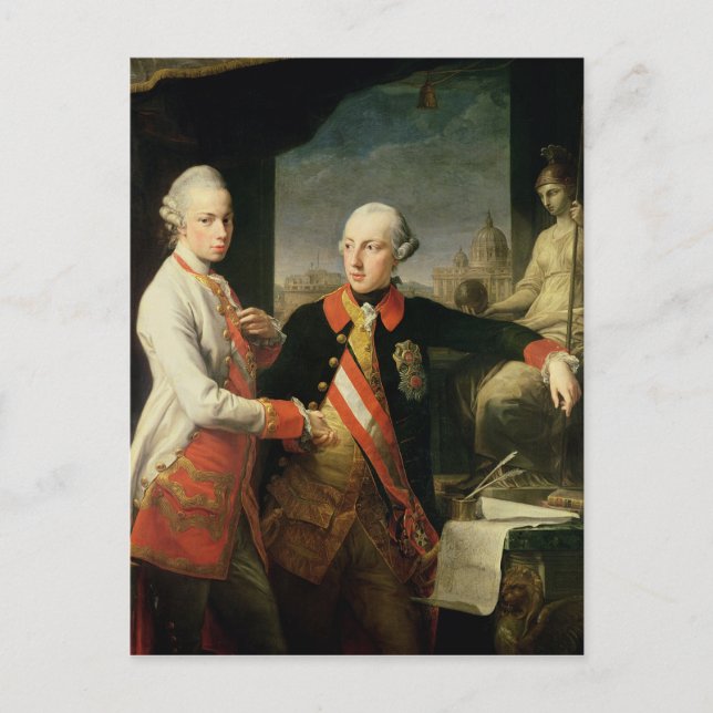 Kaiser Joseph II Postkarte (Vorderseite)