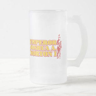 Kaiser Joshua A.Norton I Milchglas-Tasse Mattglas Bierglas