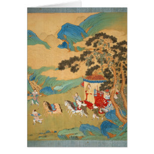Kaiser MU Wang der Chou-Dynastie herein