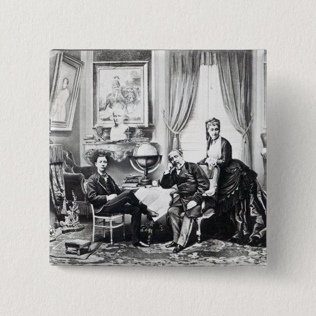 Kaiser Napoleon III Button (Vorderseite)