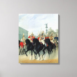 Kaiser Nicholas I und Großherzog Alexander Leinwanddruck