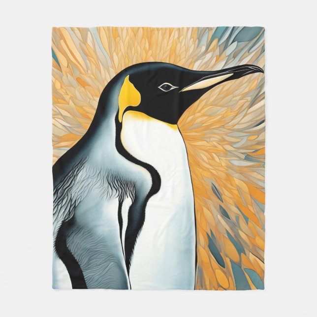 Kaiser Penguin Fleecedecke (Vorderseite)