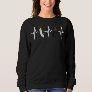Kaiser Penguin Scottish Terrier Heartbeat Dog Sweatshirt