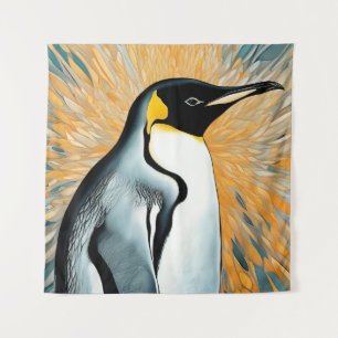 Kaiser Penguin Wandteppich