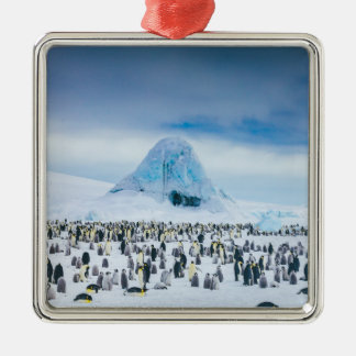 Kaiser-Pinguin-Kolonie Ornament Aus Metall