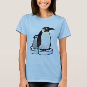 Kaiser-Pinguin mit Küken T-Shirt