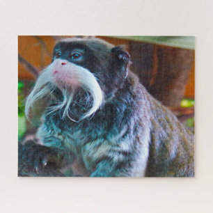 Kaiser Tamarins Monkey. Jigsaw Puzzle