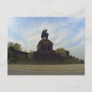 Kaiser Wilhelm, Deutsches Eck, Koblenz, Deutschlan Postkarte