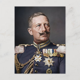 Kaiser Wilhelm II. 1908 eingefärbt Postkarte