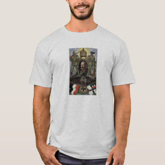 Kaiser Wilhelm Ii - deutsche Propagandapostkarte T-Shirt