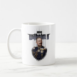 Kaiser Wilhelm II Portrait Kaffeetasse