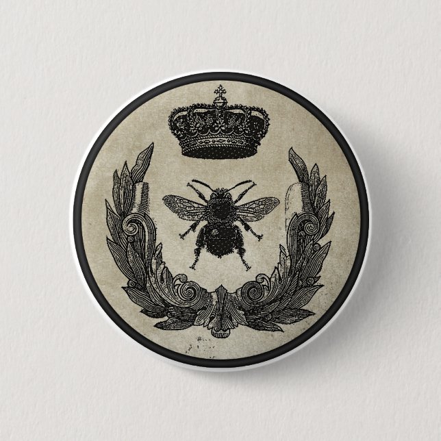 Kaiserbiene Button (Vorderseite)