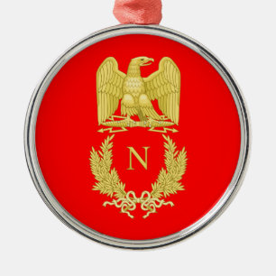 KaiserEagle Emblem Napoleon I auf Verzierung Silbernes Ornament