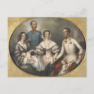 Kaiserfamilie Österreich, Kaiserin Sissi 1856 Postkarte