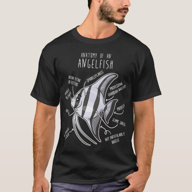 Kaiserfisch Anatomie T-Shirt (Vorderseite)