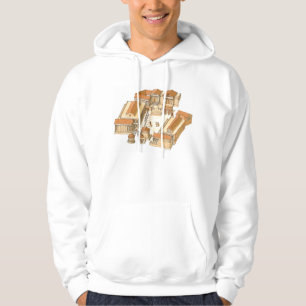 Kaiserforum. Rom. Luftaufnahme Hoodie