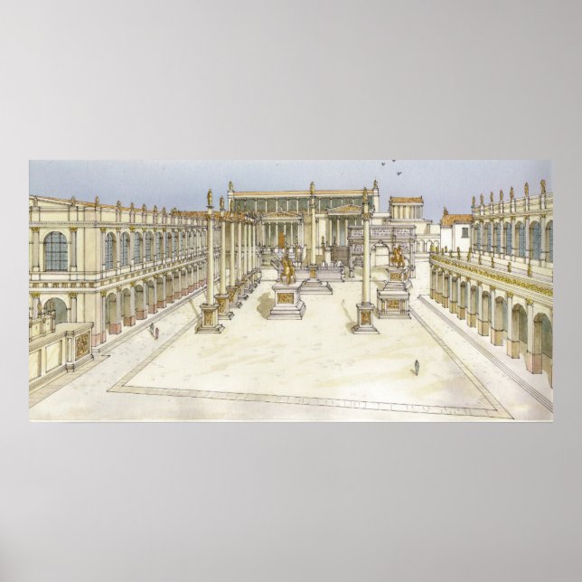 Kaiserforum. Rom Poster (Vorne)