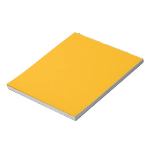 Kaisergelbe Farbe Notizblock