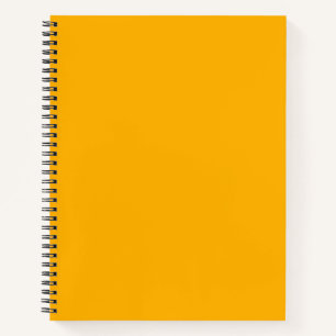 Kaisergelbe Farbe Notizbuch