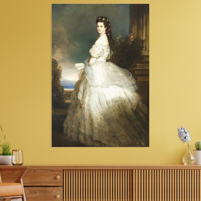 Kaiserin Elisabeth Leinwanddruck (Insitu (Wohnzimmer))