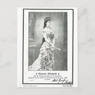 Kaiserin Elisabeth - Mordkarte Sissi #023H Postkarte