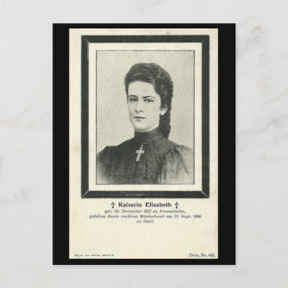 Kaiserin Elisabeth - Sissi - ASSASSINATION #034H Postkarte