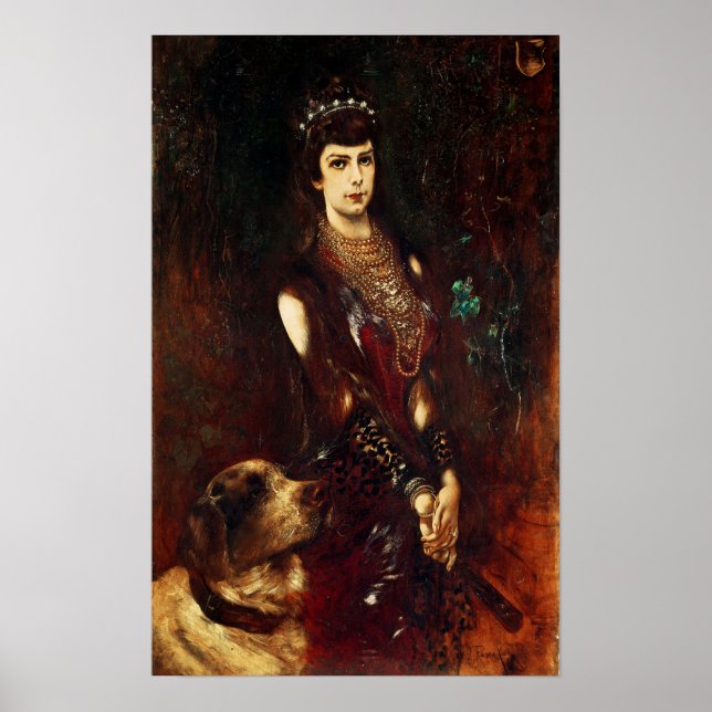 Kaiserin Elisabeth von Österreich, 1883 Poster (Vorne)