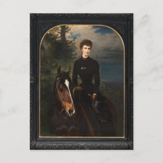 Kaiserin Elisabeth von Österreich auf dem Pferd #0 Postkarte