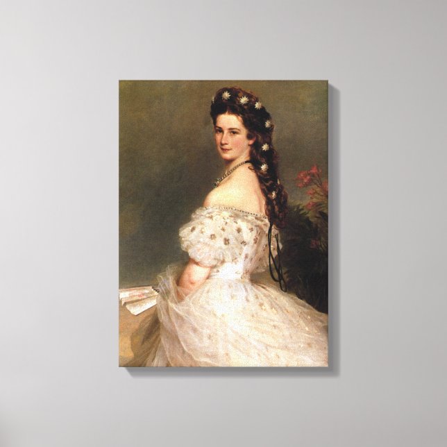 Kaiserin Elisabeth von Österreich – Sisi Leinwanddruck (Vorderseite)
