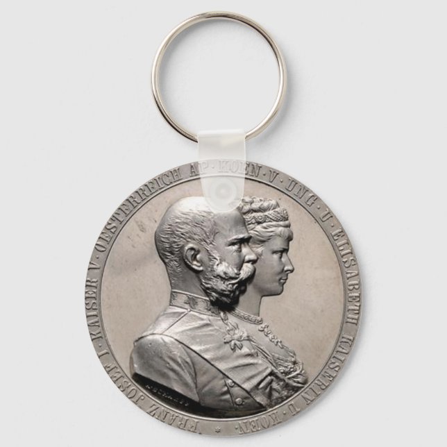 Kaiserin Elisabeth von Österreich Sissi & Kaisermü Schlüsselanhänger (Vorderseite)