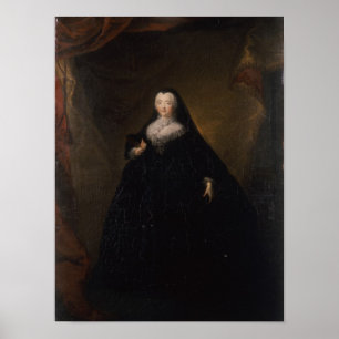 Kaiserin Elizabeth in schwarzem Domino, 1748 Poster