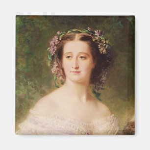 Kaiserin Eugenie und ihre Damen warteten herein Magnet