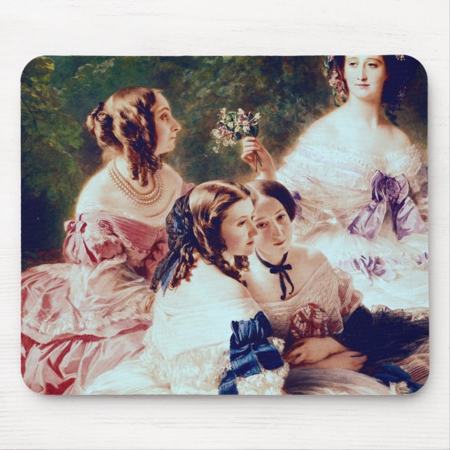 Kaiserin Eugenie und ihre Damen warteten herein Mousepad (Vorne)