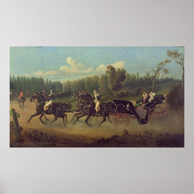 Kaiserin Eugenie und Königin Victoria im Poster (Vorne)
