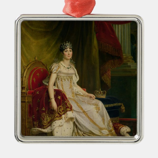 Kaiserin Josephine 1808 Silbernes Ornament (Vorne)