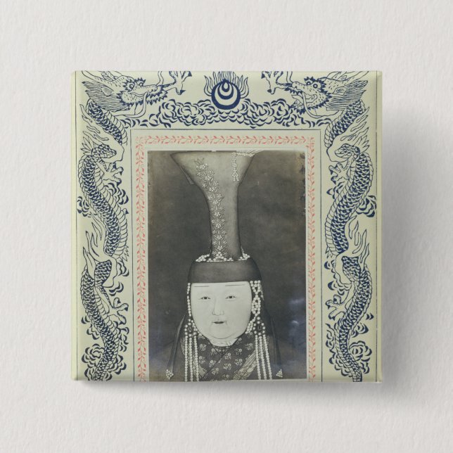 Kaiserin sie Tsu der Yuan-Dynastie Button (Vorderseite)