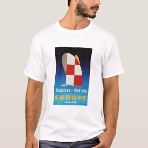 Kaiserin von Großbritannien nach Europa Alte Dampf T-Shirt