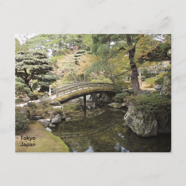 Kaiserliche Gärten, Tokio, Japan (A) Postkarte (Vorderseite)