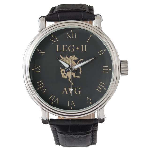 Kaiserliche Römische Armee - Legio II Augusta Armbanduhr (Vorderseite)