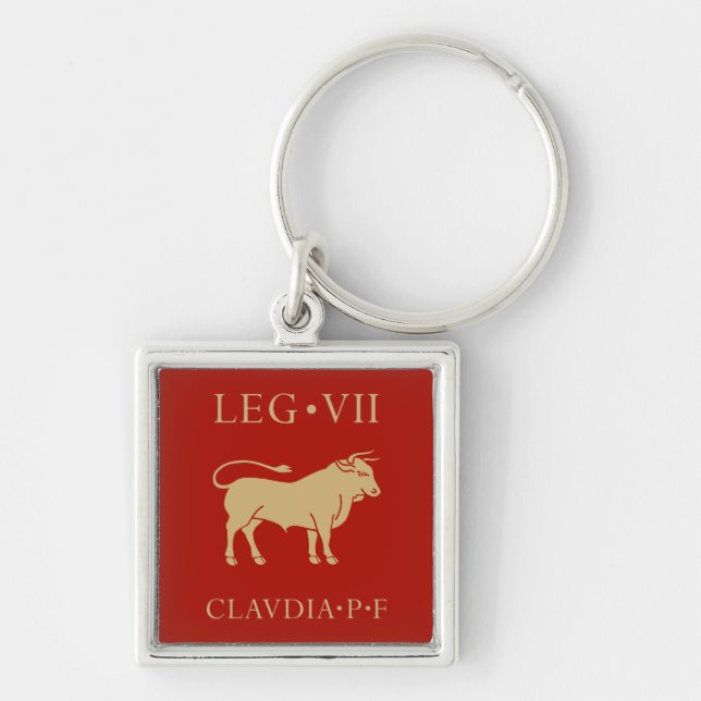 Kaiserliche Römische Armee - Legio VII Claudia Schlüsselanhänger (Vorne)
