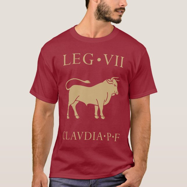 Kaiserliche Römische Armee - Legio VII Claudia T-Shirt (Vorderseite)