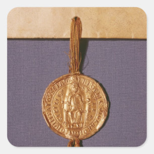 Kaiserliches Siegel Frederick II. aus dem Quadratischer Aufkleber