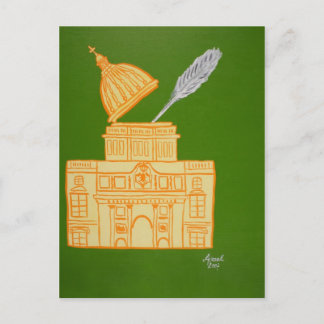 Kaiserliches Tintenfass Postkarte