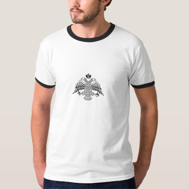 Kaiserliches Wappen Byzantium T-Shirt (Vorderseite)
