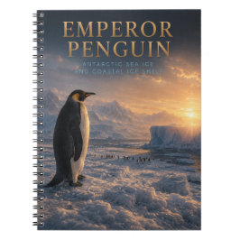 Kaiserpinguin Antarktisches Eis TIERE Notizblock