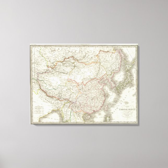 Kaiserreich China, Japan - Chinesisches Reich und  Leinwanddruck (Vorderseite)