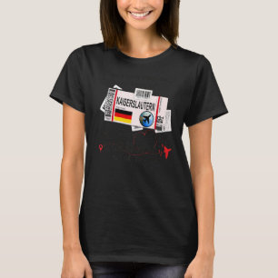 Kaiserslautern Girl - Kaiserslautern Boarding Pass T-Shirt