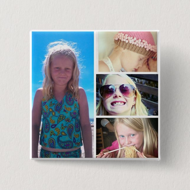 Kaitins Foto-Knopf Button (Vorderseite)