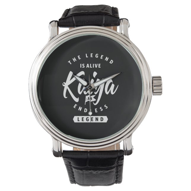 Kaiya Personalisiert Name Birthday Gift Armbanduhr (Vorderseite)