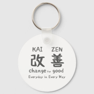 Kaizen - Change for Good - Everyday in Every Way Schlüsselanhänger